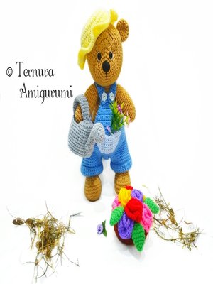 cover image of Crochet pattern, LEO, the gardener bear